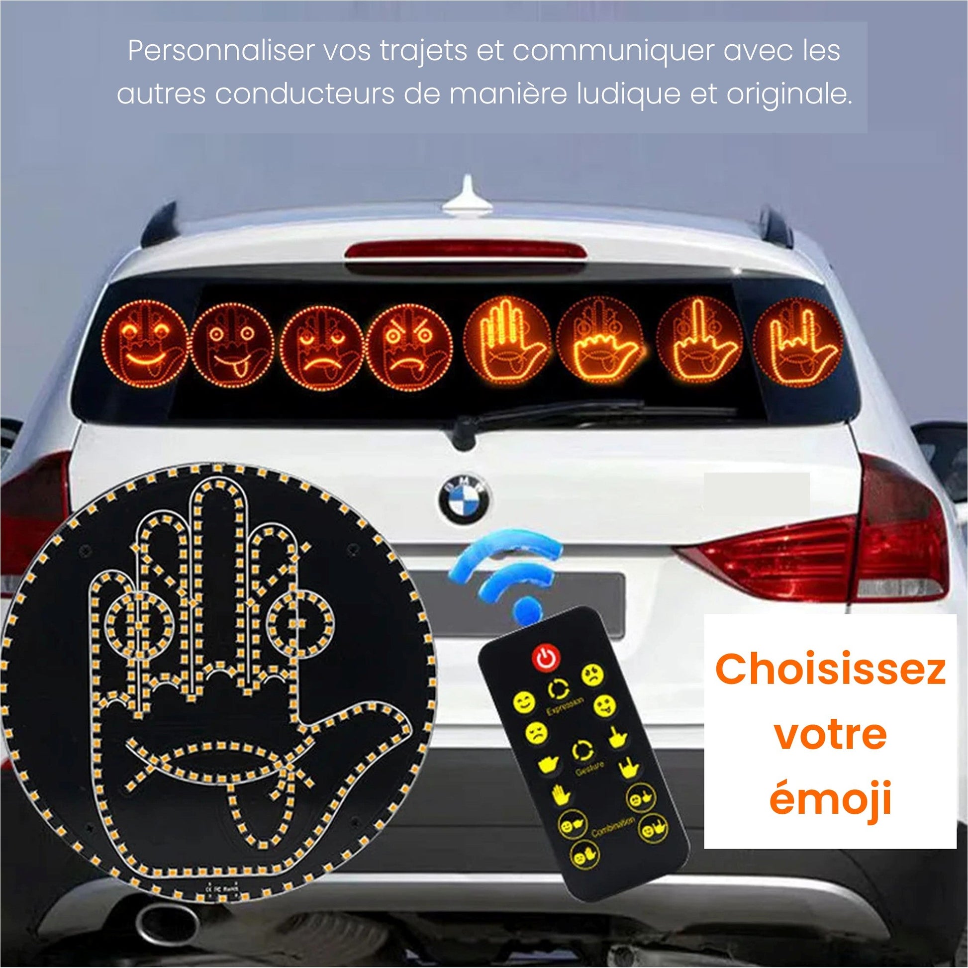 Emoji Lumineux LED - Flash V16 LED